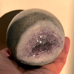 Amethyst Geode Sphere